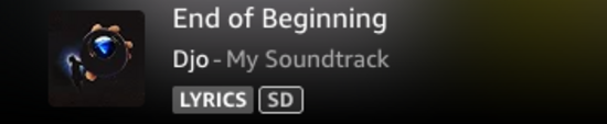 End of Beginning, Djo