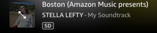 Boston (Amazon Music
Presents), STELLA LEFTY